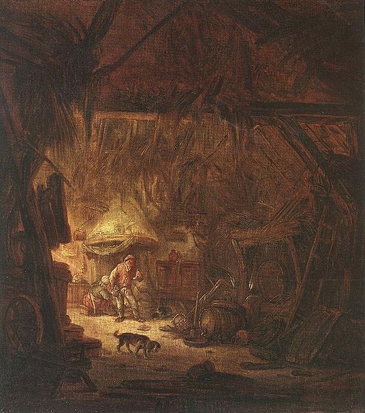 Isaac van Ostade Interior of a Peasant House